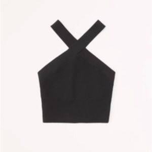 Abercrombie ottoman twist halter tank